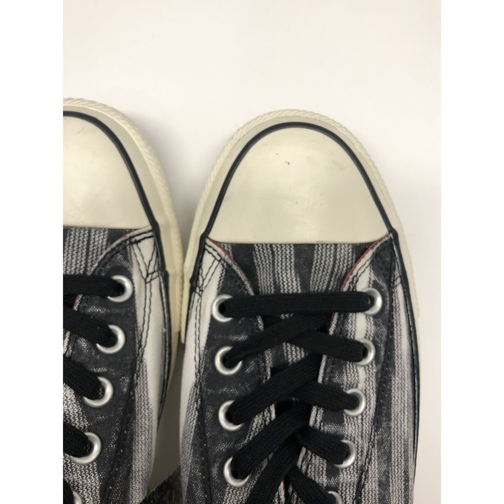 CONVERSE CHUCK TAYLOR All Star Low Top Unisex Canvas Sneaker Shoes Black White - Picture 7 of 10